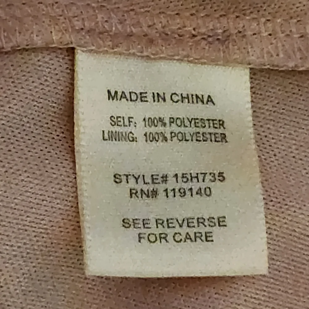 Altered States Dress Lace Panel with Scalloped Ruffle Trapeze Style Pink Size M - Picture 13 of 14